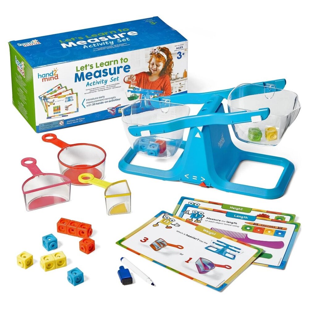 Hand2mind Let’s Learn to Measure Activity Set Kids STEM Educational Toy